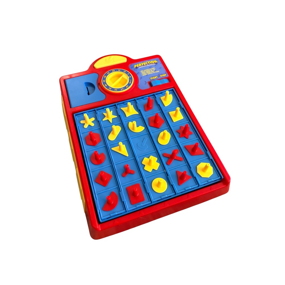 Hasbro Gaming Perfection Pop Up Game with Customize The Tray Kids Toy